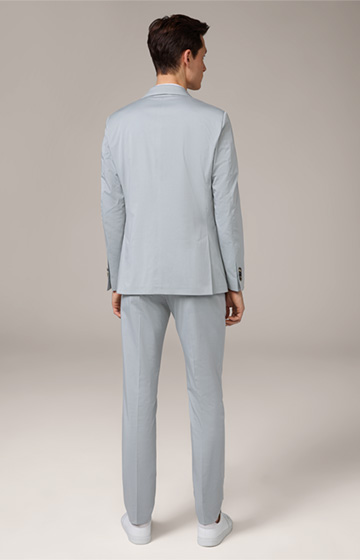 Cotton Blend Seo-Bene Suit in Stone Grey