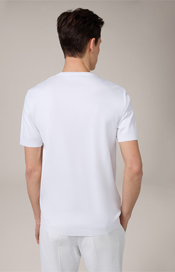 T-shirt en coton Floro, en blanc