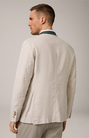 Traditional Giesing Costume Jacket in Light Beige