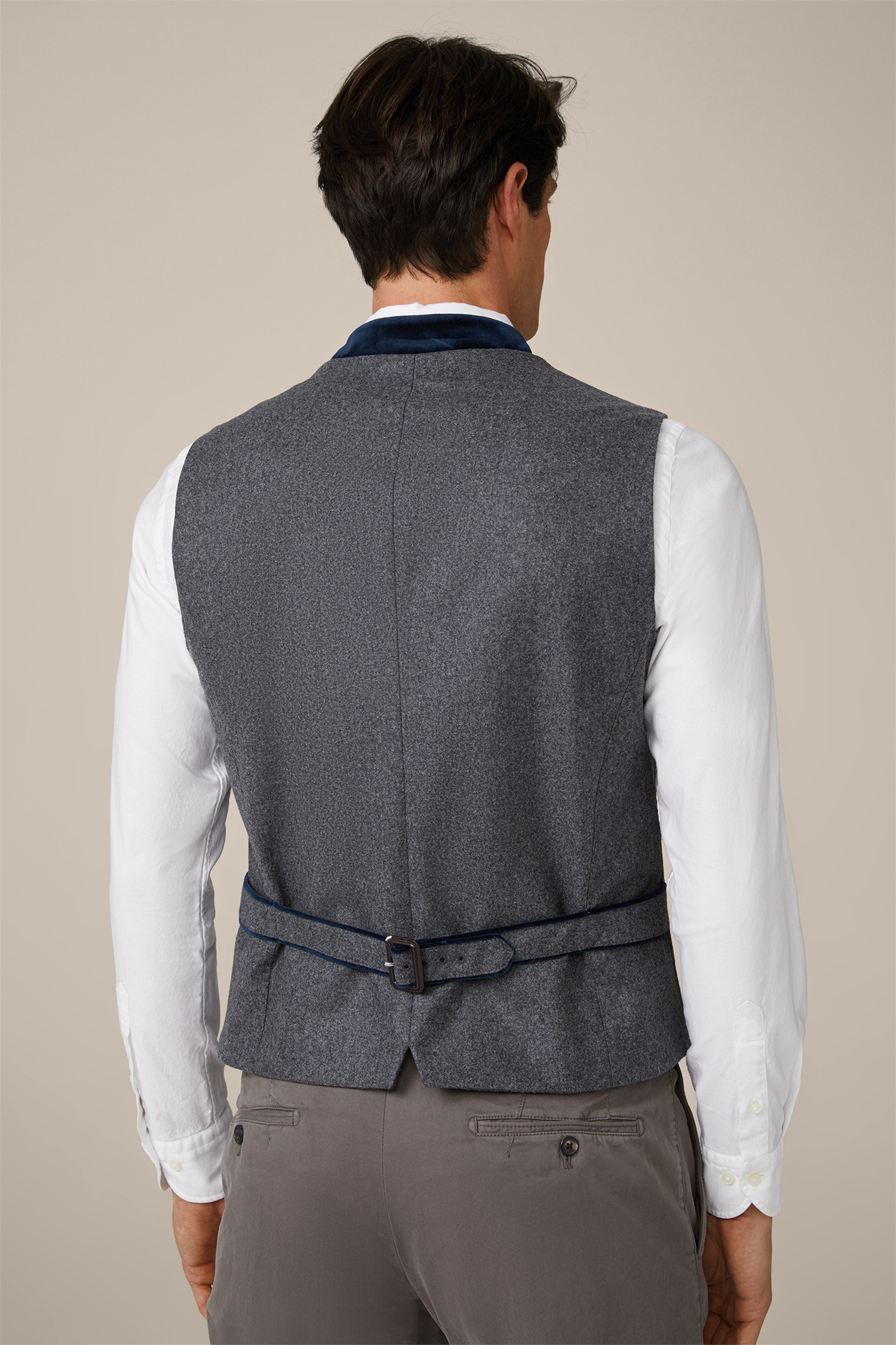 Au Traditional Waistcoat in Grey and Navy