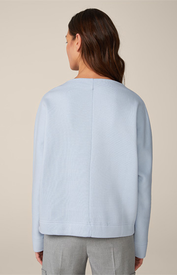Sweatshirt Pullover in Light Blue
