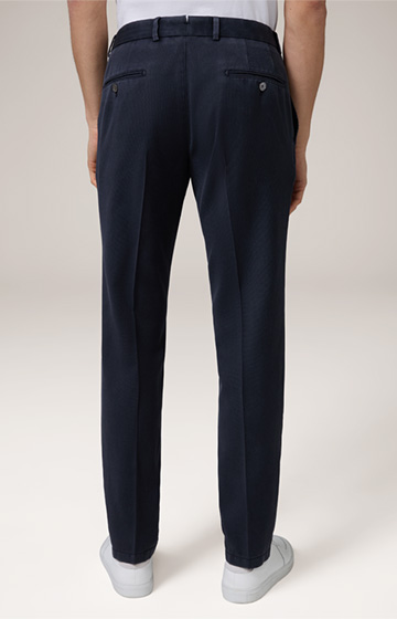 Santios Frosted Wool Modular Trousers in Navy