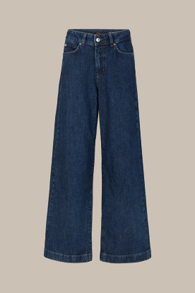 Pantalon en jean Marlene, en bleu délavé