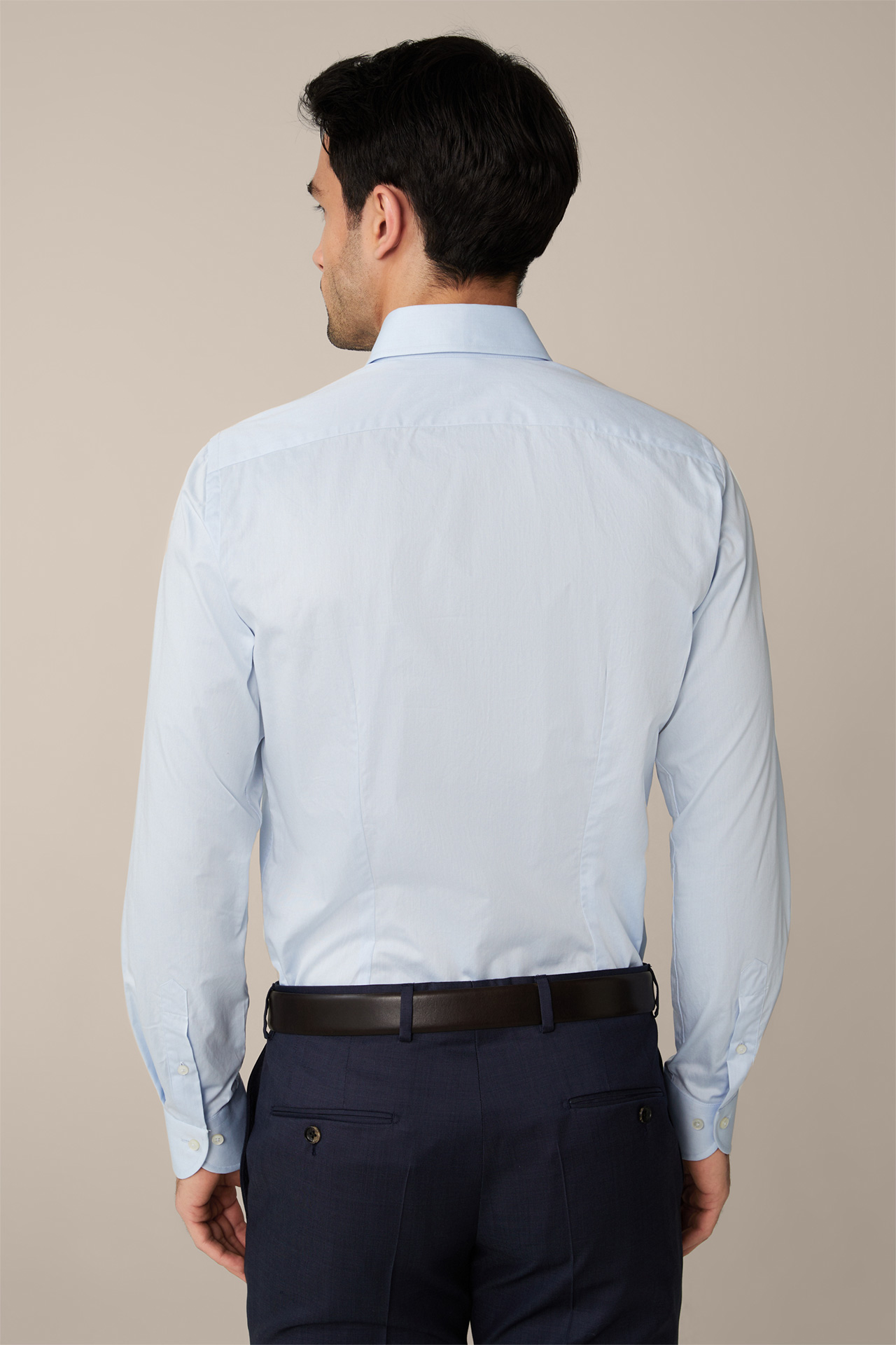The Trivo Twill shirt in light blue