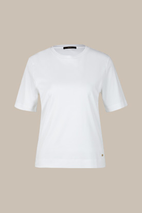 T-shirt en coton biologique, en blanc
