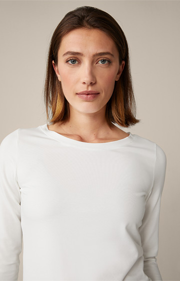 T-shirt en coton, blanc