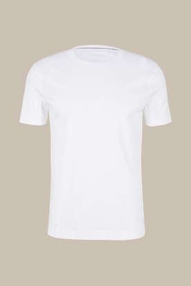 T-shirt en coton Gabriello, en blanc