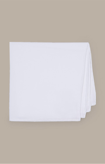 Breast pocket handkerchief in white