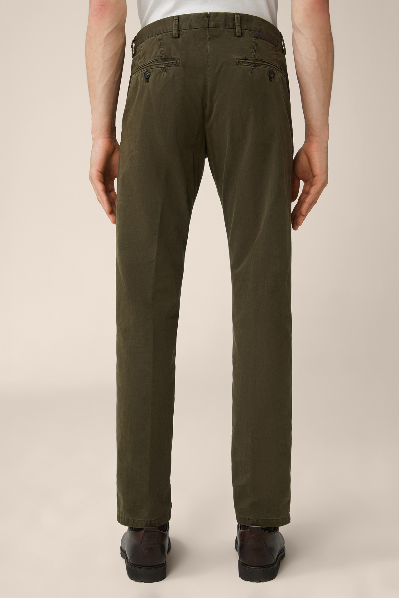 Cino Cotton Chinos in Olive