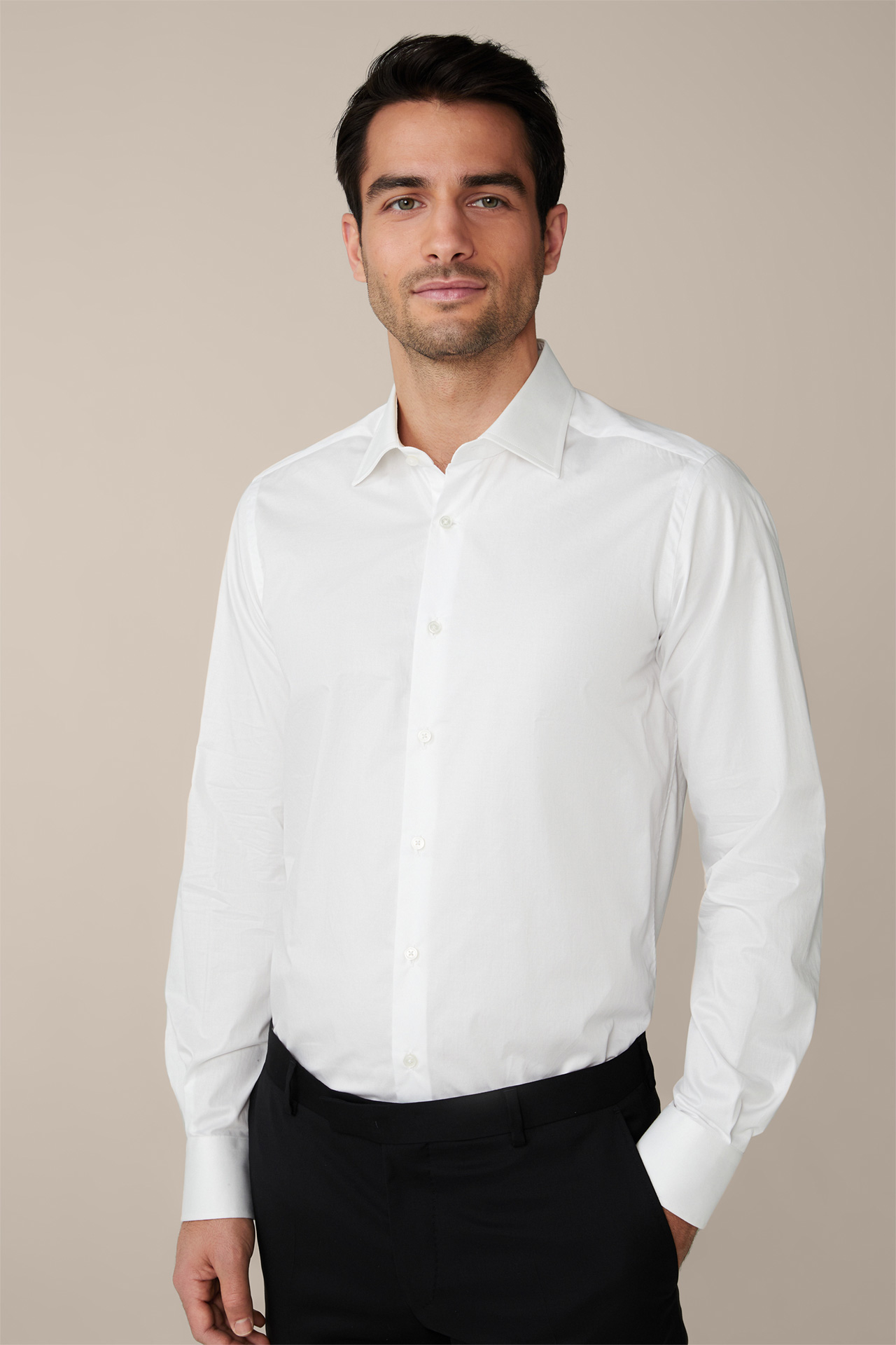 La chemise en sergé blanc Torri