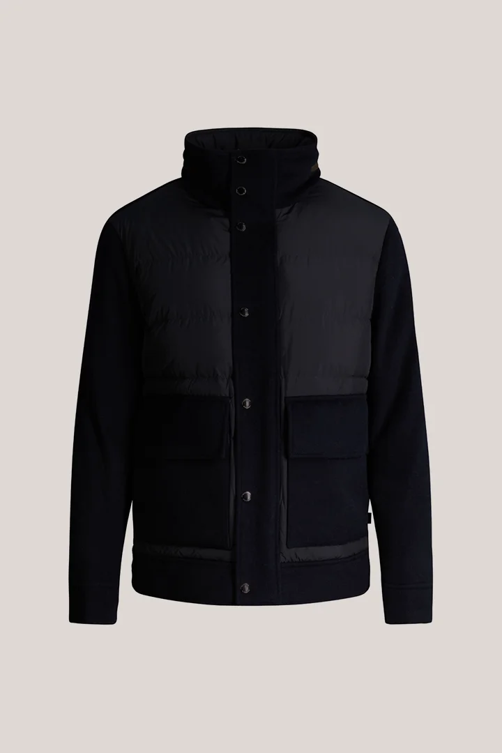 windsor. präsentiert das Produkt Woll-Stepp-Jacke mit Stehkragen in Navy aus der Kategorie Jacken & Mäntel als Freisteller