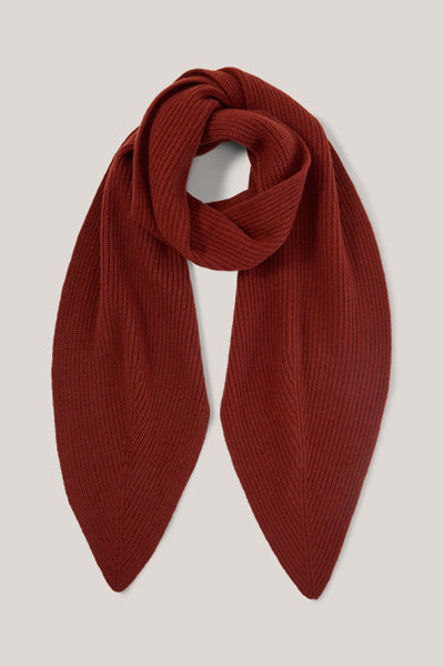 Führt zu Produktdetailseite „Cashmere-Schal in Dunkelrot"