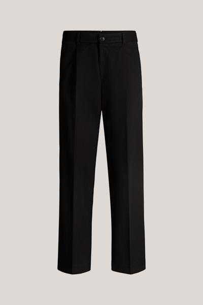 Schurwollmix-Baukasten-Hose mit Baumwolle in Braun