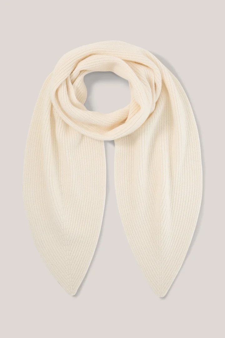 Führt zu Produktdetailseite „Cashmere-Schal in Ecru"