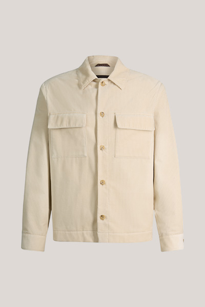 Cord-Overshirt in Beige