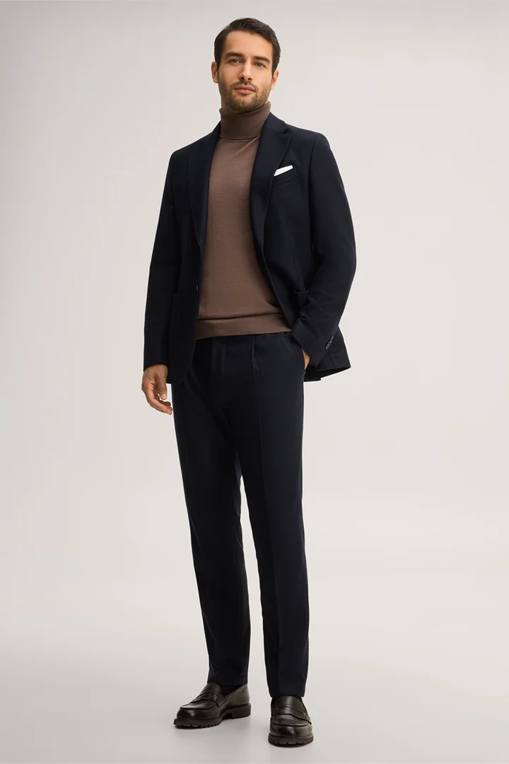 Führt zu Produktdetailseite „Cashmere-Baukasten-Sakko in Navy"