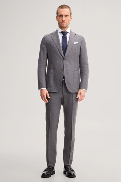 Führt zu Produktdetailseite „Wool-blend modular trousers in anthracite"