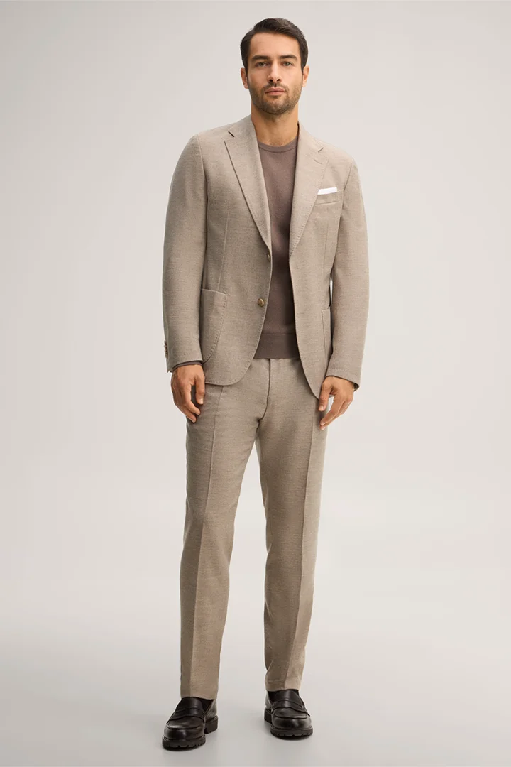 windsor. présente le produit Veste modulable en laine mélangée et cachemire, couleur beige de la catégorie Vestes modulaires en tenue