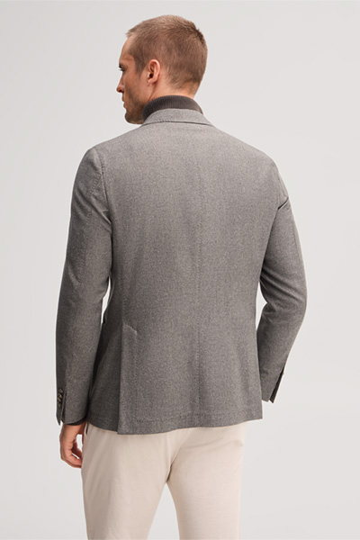 Führt zu Produktdetailseite „Wollmix-Sakko mit Cashmere in Oliv"