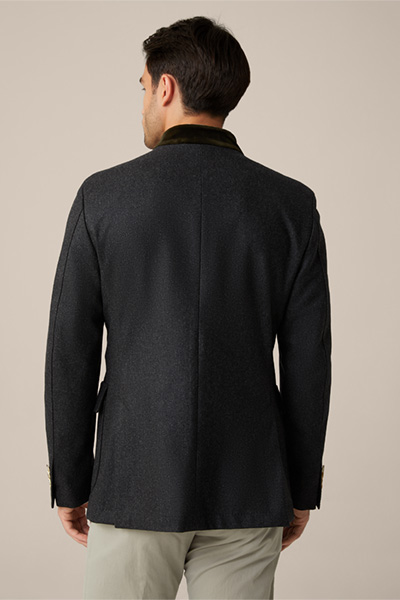 Leads to product detail page "Sendling “Trachtenjanker” Traditional Jacket in Anthracite and Dark Green"