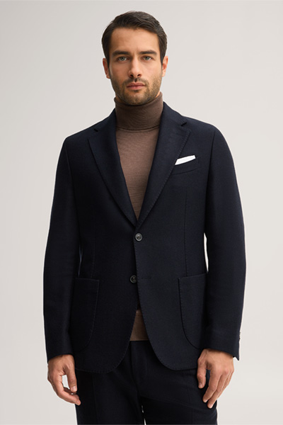 Führt zu Produktdetailseite „Cashmere-Baukasten-Sakko in Navy"