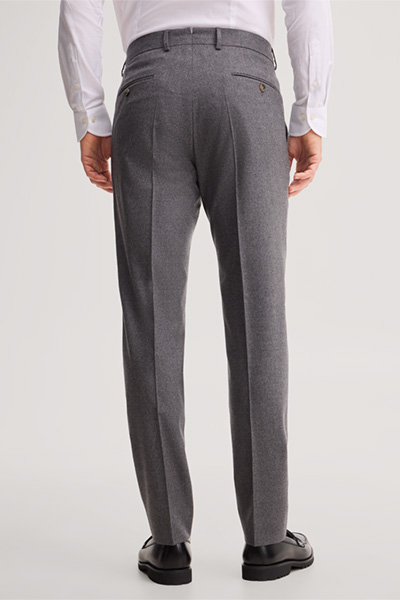 Führt zu Produktdetailseite „Wool-blend modular trousers in anthracite"