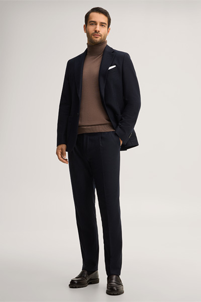 Führt zu Produktdetailseite „Cashmere-Baukasten-Sakko in Navy"