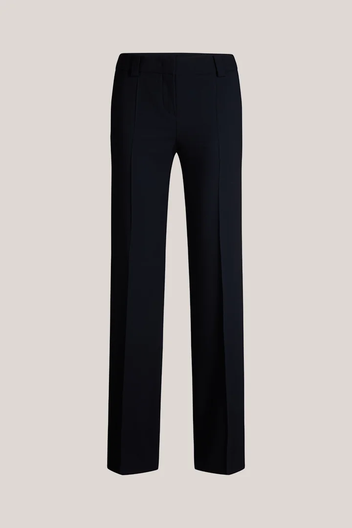 windsor. presents the product Navy blue virgin wool Marlene trousers from the category Trousers & Jeans as a cut-out