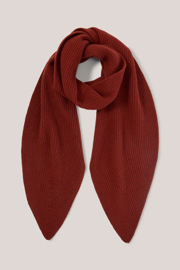 Führt zu Produktdetailseite „Cashmere-Schal in Dunkelrot"