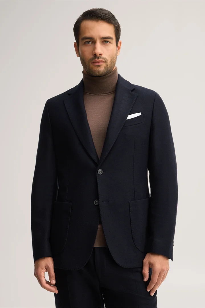 Führt zu Produktdetailseite „Cashmere-Baukasten-Sakko in Navy"