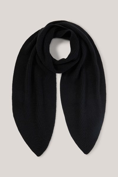 Führt zu Produktdetailseite „Cashmere-Schal in Schwarz"