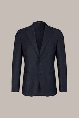 Giro Virgin Wool Modular Jacket in a Navy Pattern