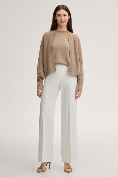 Cashmere-Cape in Taupe