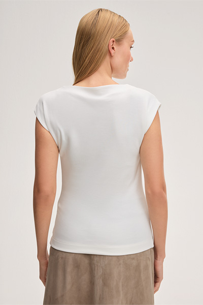 Doubleface-Interlock-Shirt in Ecru