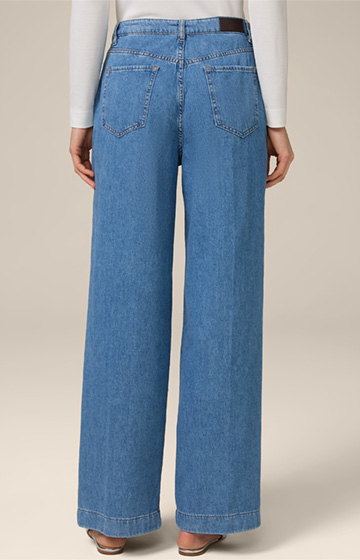 Pantalon en jean Marlene, en light blue washed