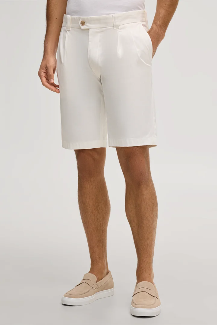 Cotton blend shorts Schio in white