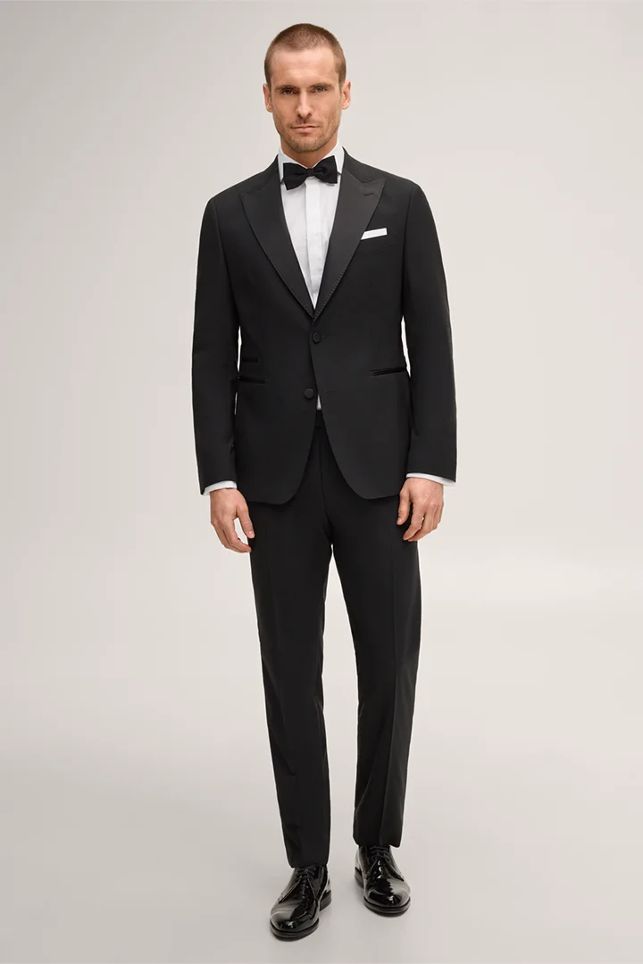 Führt zu Produktdetailseite „Smoking-Anzughose Turo in Schwarz"