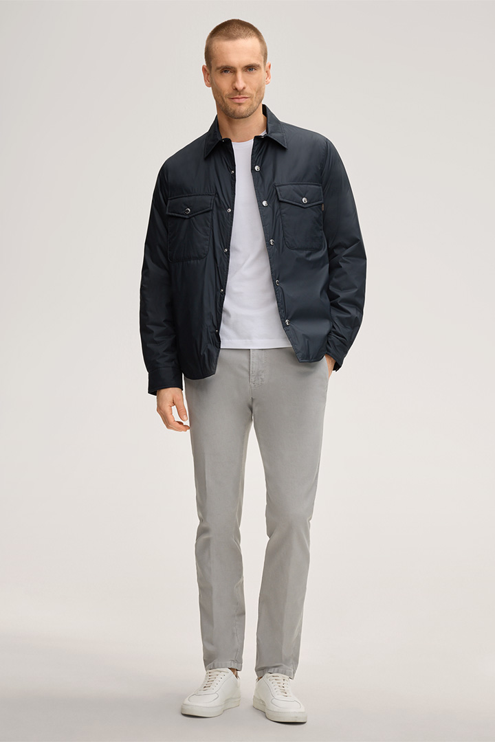 Führt zu Produktdetailseite „Baumwoll-Chino Cino in Grau"