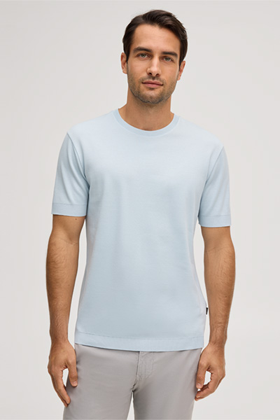 Baumwoll-T-Shirt Floro in Hellblau