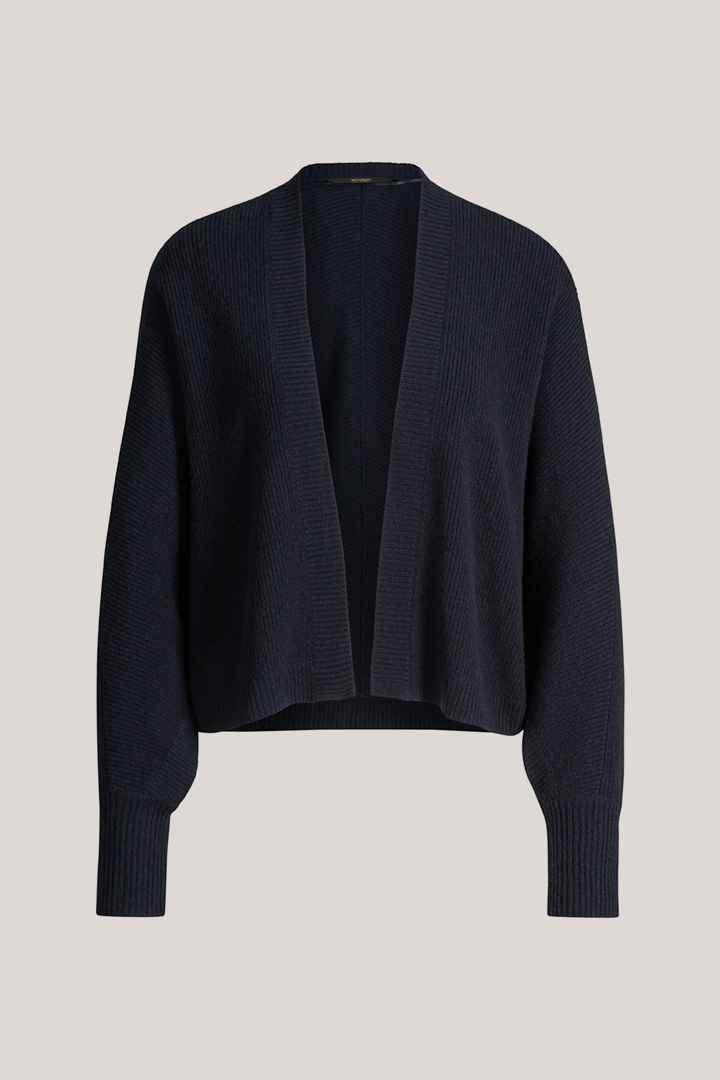 Führt zu Produktdetailseite „Cashmere-Cape in Navy"