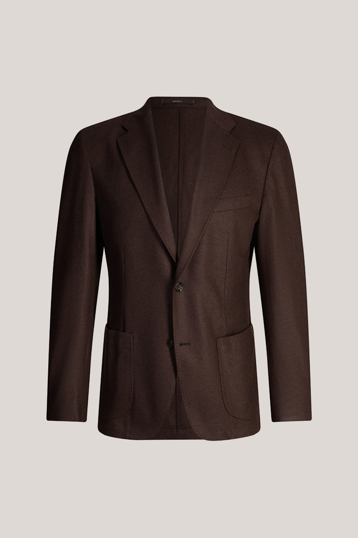 Führt zu Produktdetailseite „Cashmere-Sakko Giro in Dunkelbraun"