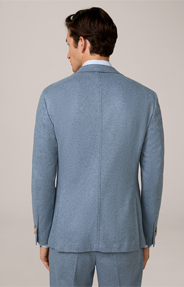 Veste modulable en cachemire Giro, en bleu pigeon