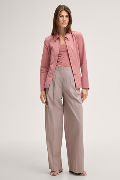Lyocell stretch top in pink