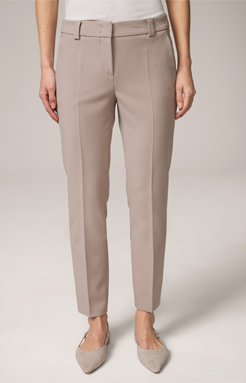 Crêpe Suit Trousers in Taupe