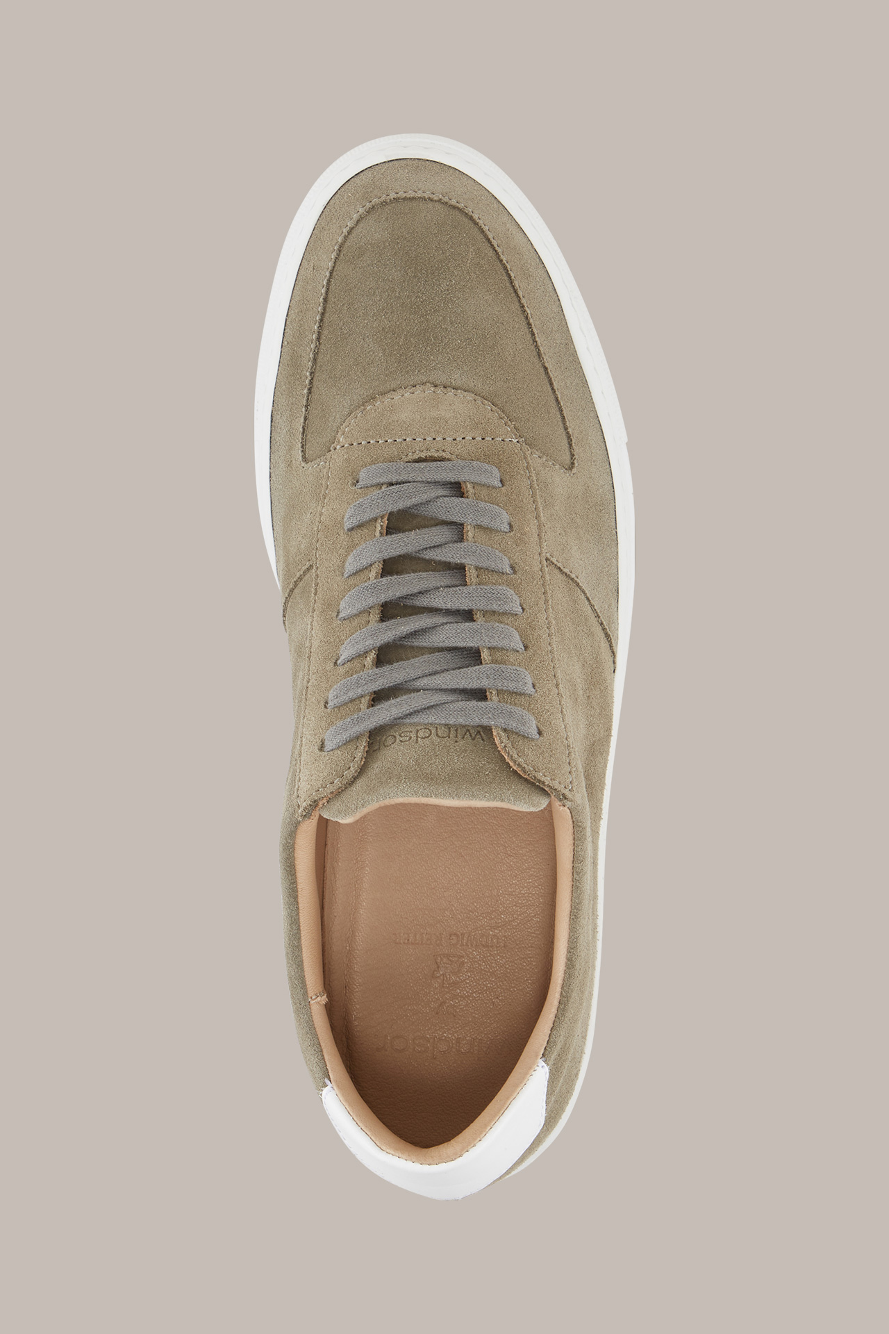  Flat Breeze Sneakers by Ludwig Reiter in Olive/White