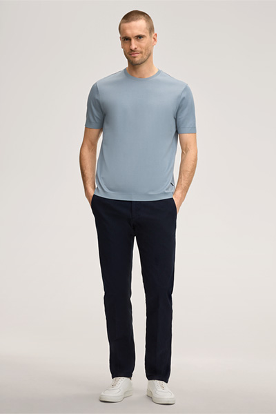 Baumwoll-Chino Cino in Navy