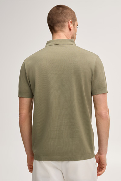 Führt zu Produktdetailseite „Baumwoll-Polo Floro in Oliv"