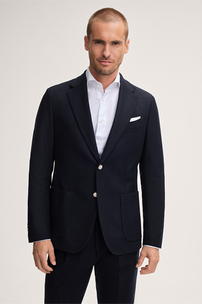 Cashmere-Baukasten-Sakko Giorno in Navy