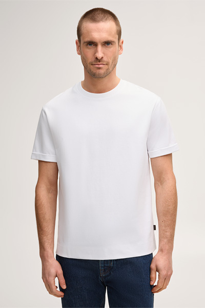 Führt zu Produktdetailseite „Baumwollmix-T-Shirt Sivo in Weiss"