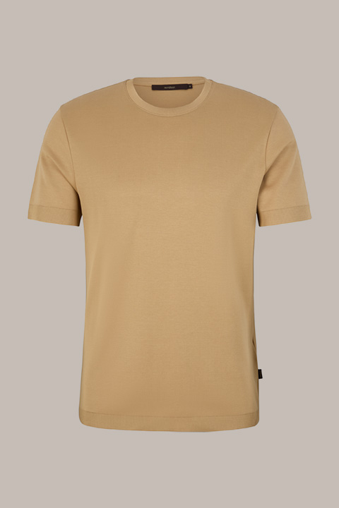 Baumwoll-T-Shirt Floro in Camel